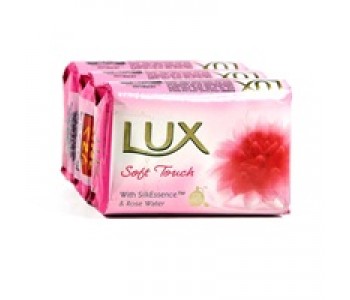 LUX SOFT GLOW ROSE & VITAMIN E SOAP SET OF 4